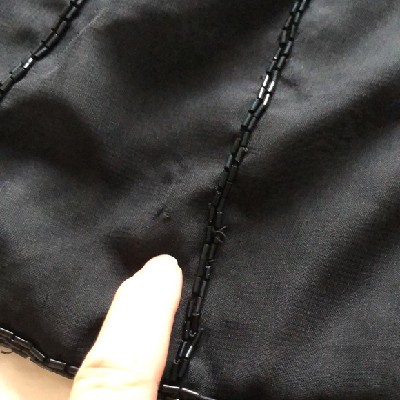 NWOT Small beaded triangle scarf - Picture 5 of 5